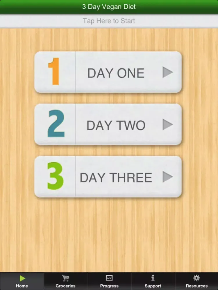 Captures d'écran de 3 Day Diet Vegan iPad 