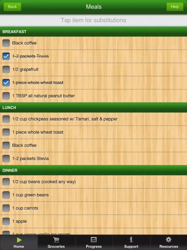 Captures d'écran de 3 Day Diet Vegan iPad 