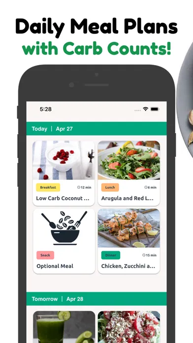 Zrzuty ekranu Low Carb Diet App