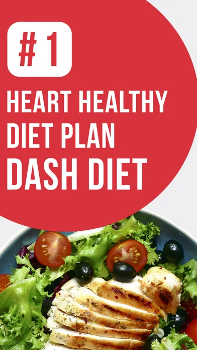Capturas de tela do DASH Diet & Meal Plan