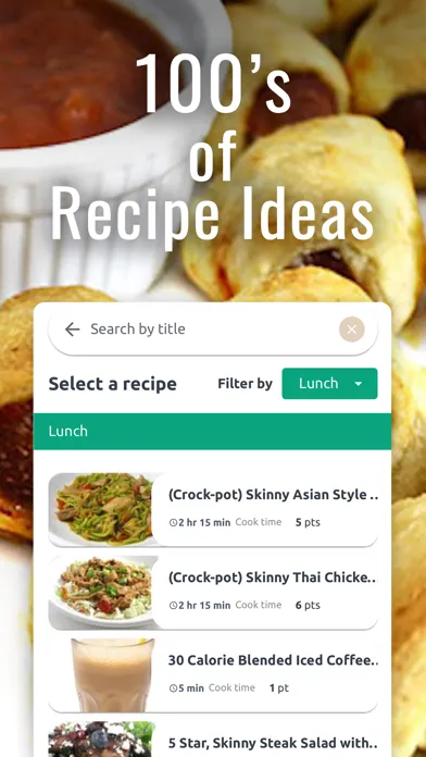 Skinny Kitchen Meal Plan App سکرین شاٹس
