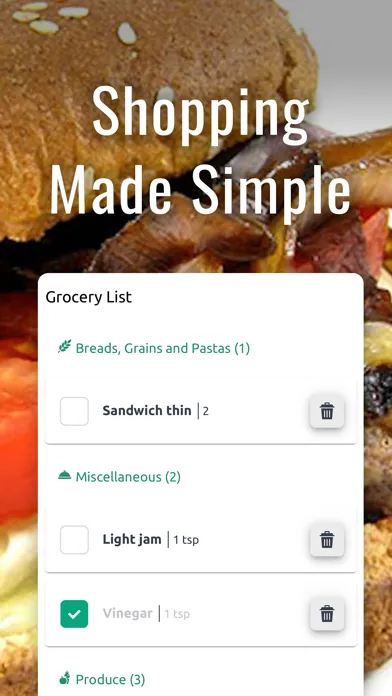 Skinny Kitchen Meal Plan App سکرین شاٹس