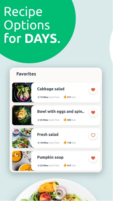 Vegetarian Meal Plan & Recipes 스크린샷