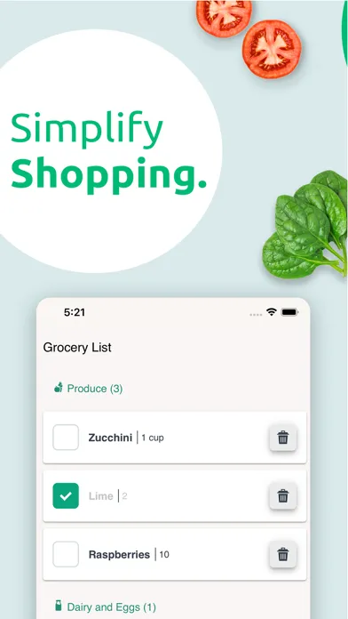 Vegetarian Meal Plan & Recipes 스크린샷