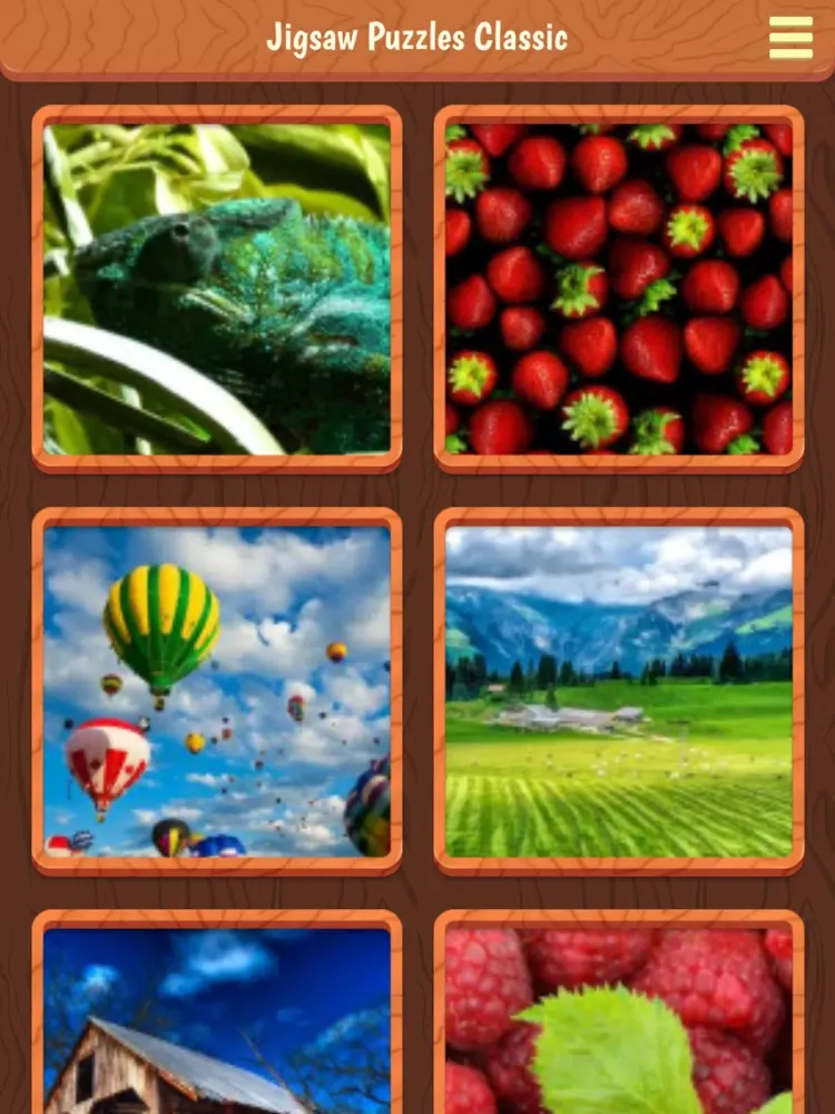 Tangkapan skrin Jigsaw Puzzles Classic + iPad 