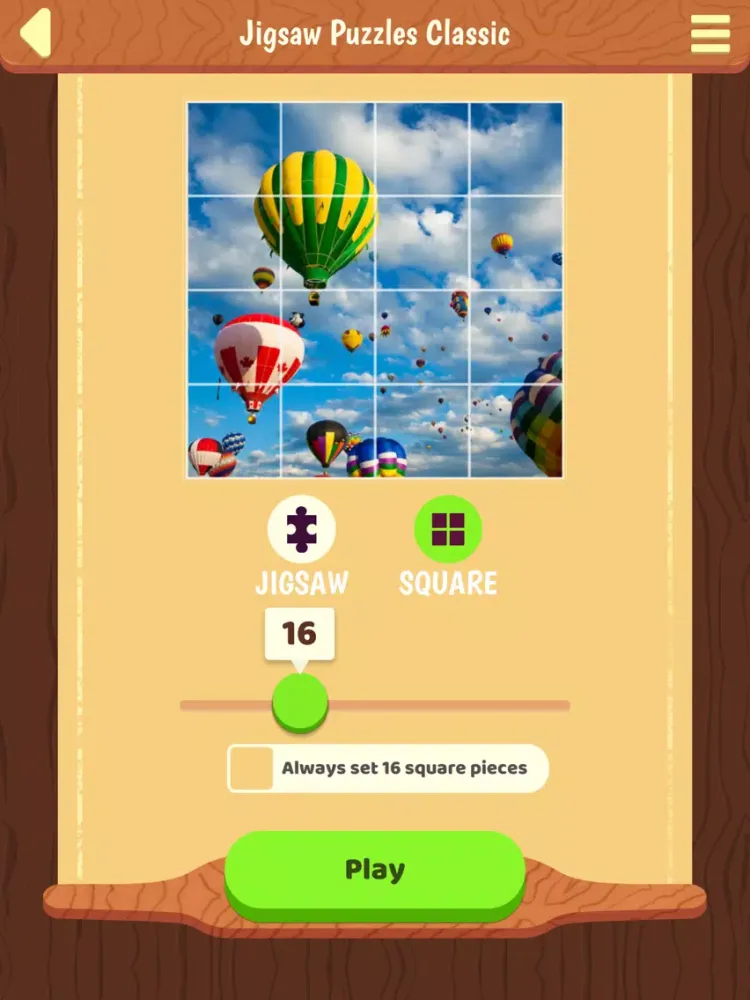 Tangkapan skrin Jigsaw Puzzles Classic + iPad 
