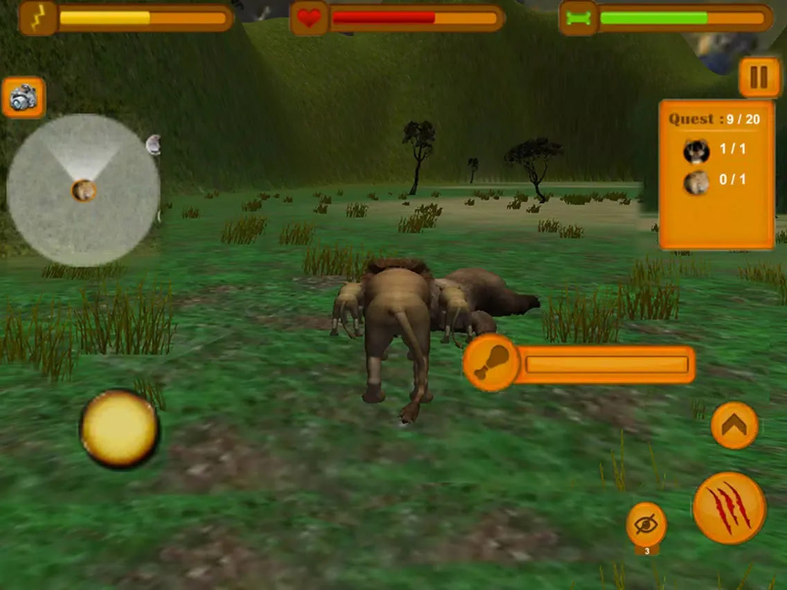 Real Lion Quest Forest Simulator 3d iPad 應用截圖