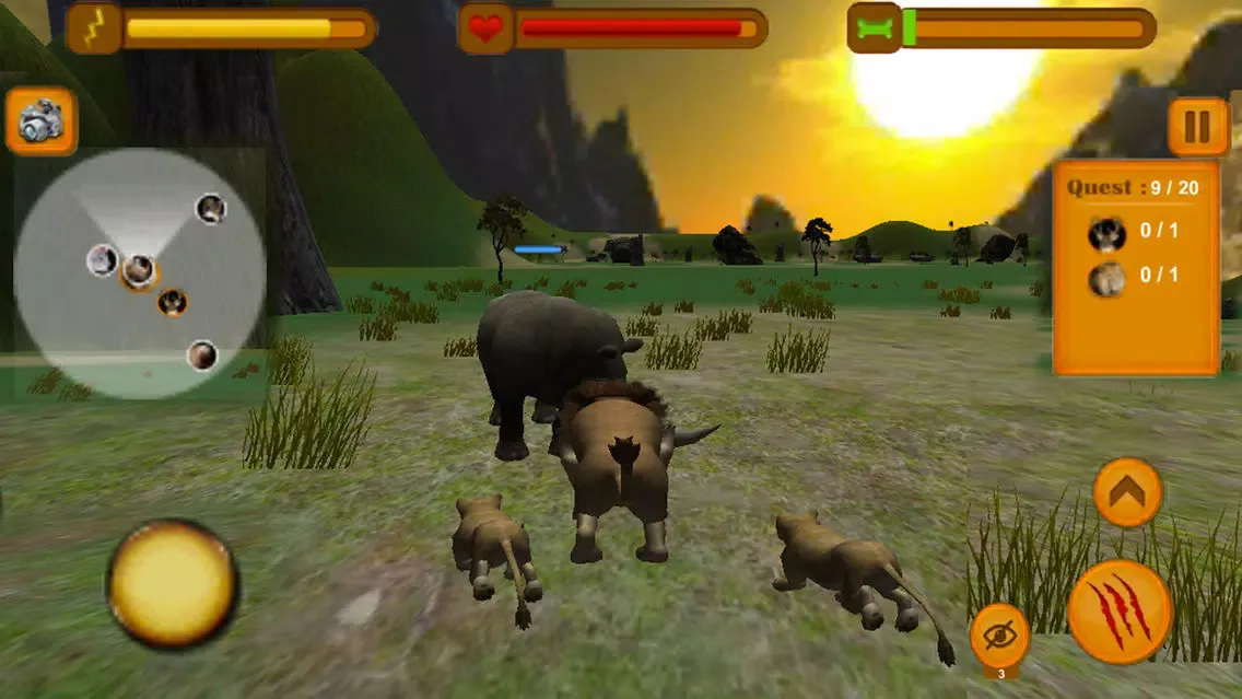 Real Lion Quest Forest Simulator 3d應用截圖