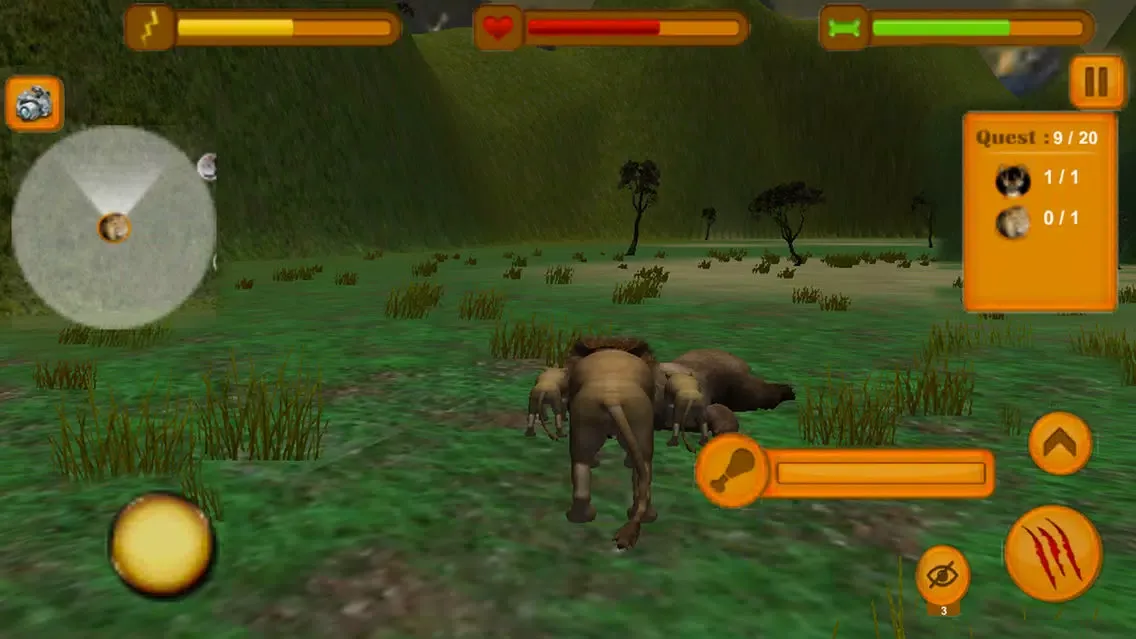 Real Lion Quest Forest Simulator 3d應用截圖
