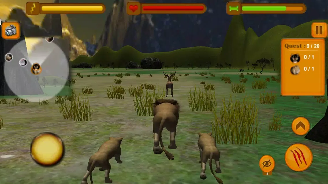 Real Lion Quest Forest Simulator 3d應用截圖