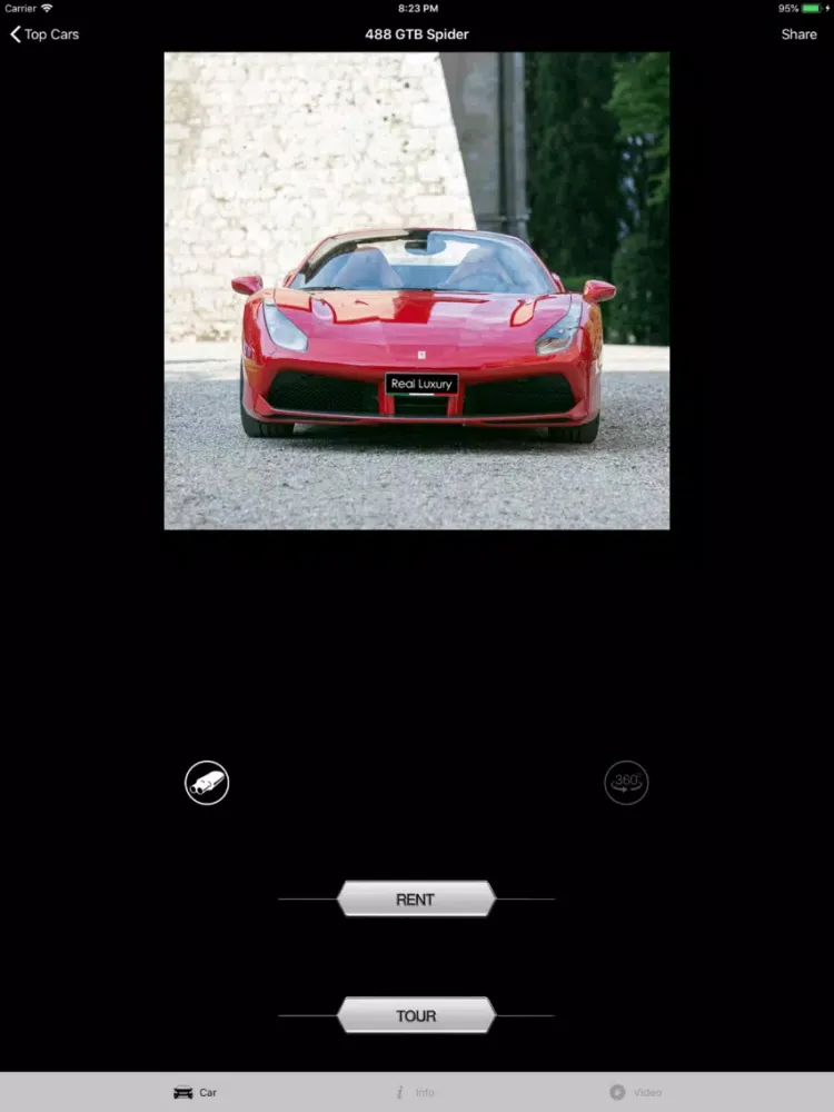 Real Luxury - Top Rental Car iPad  سکرین شاٹس