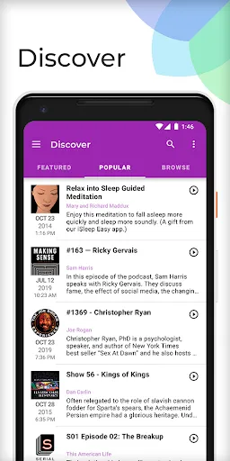 Podcast Guru - Podcast App Screenshots