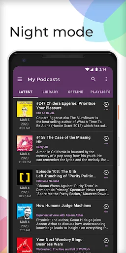 Podcast Guru - Podcast App Screenshots