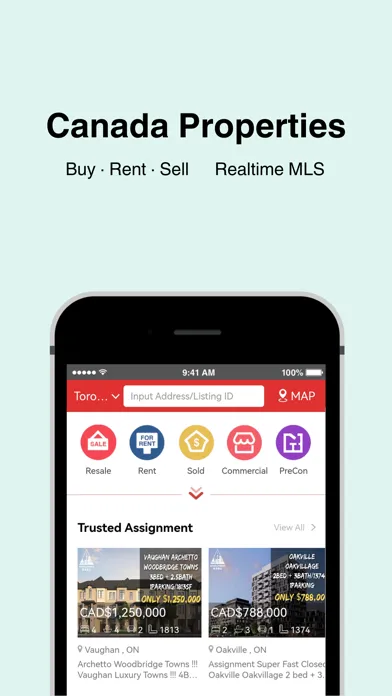 Tangkapan skrin RealMaster-Canada Real Estate