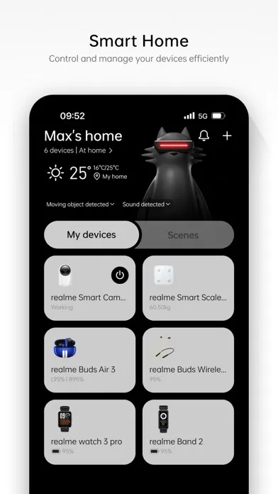 Ảnh chụp màn hình của realme Link