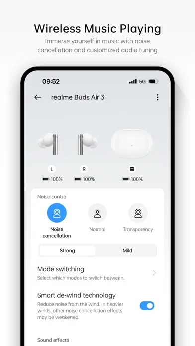 Ảnh chụp màn hình của realme Link