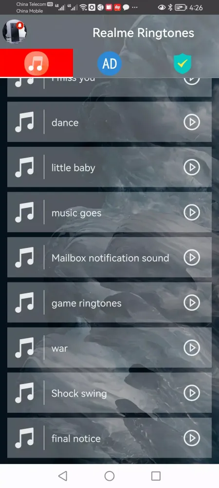 Realme Phone Ringtones Ekran Görüntüleri
