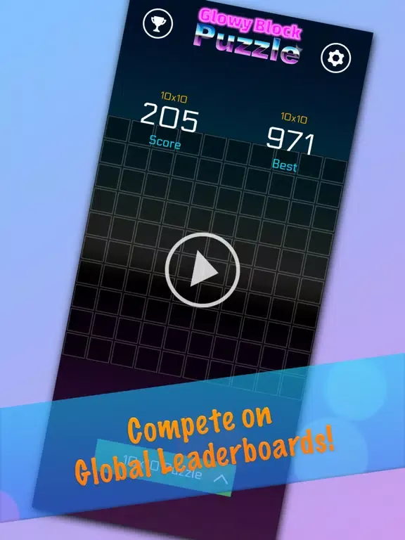 Glowy Block Puzzle iPad  스크린샷