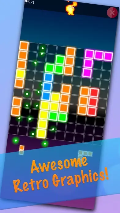 Glowy Block Puzzle 스크린샷