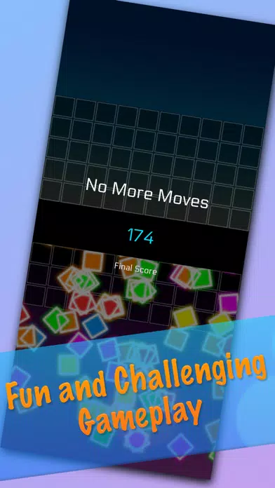 Tangkapan layar Glowy Block Puzzle