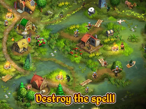 Capturas de pantalla de Viking Saga 1: The Cursed Ring iPad 