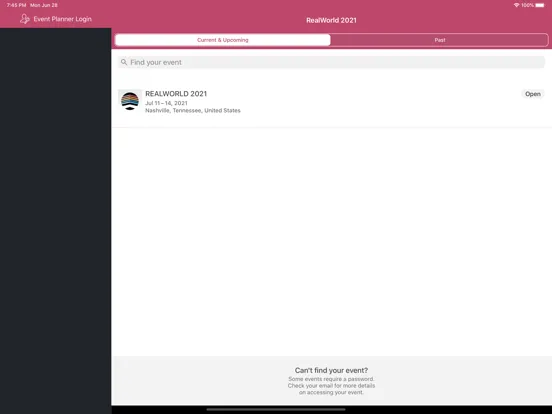 Tangkapan skrin RealWorld 2021 iPad 