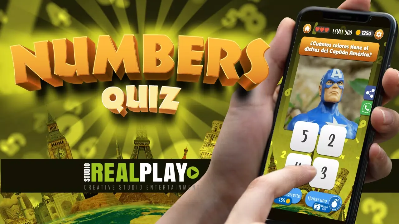 Numbers Quiz Screenshots