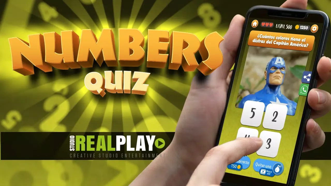 Numbers Quiz Screenshots