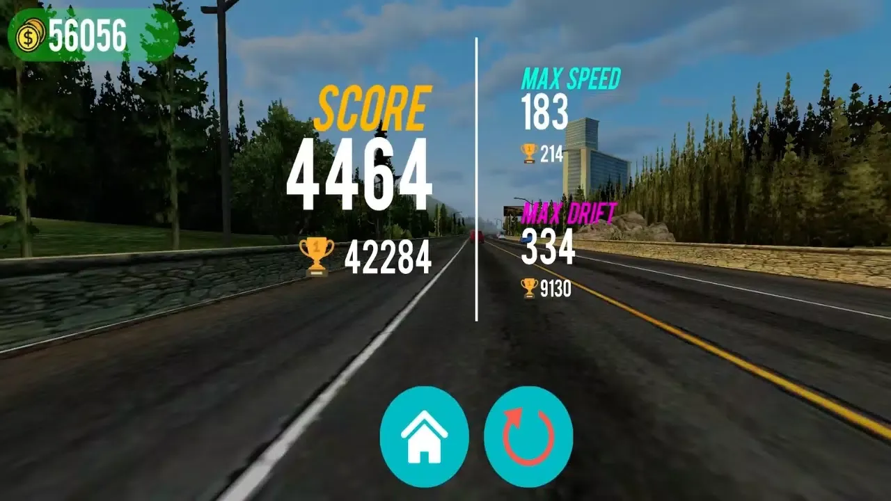 Capturas de tela do Real Race SG