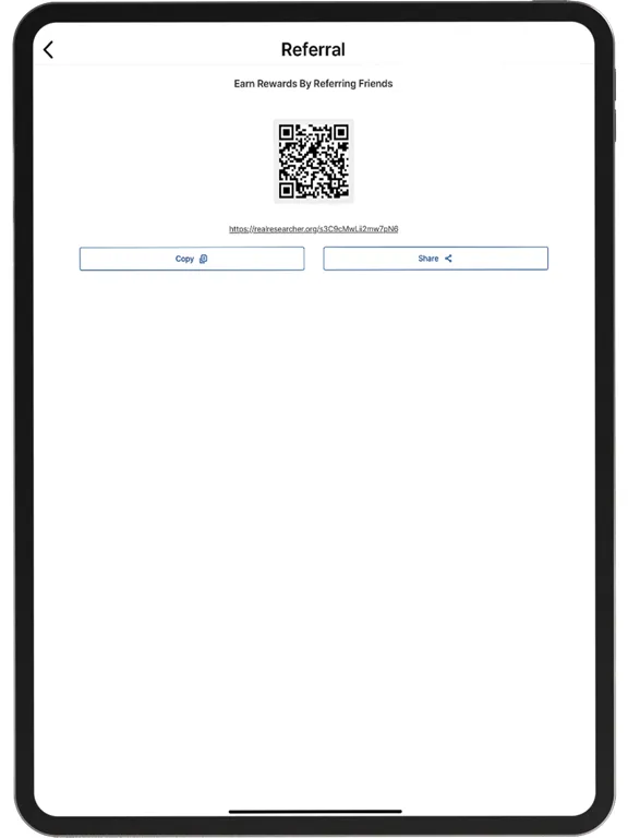 Captures d'écran de Real Research Survey App iPad 