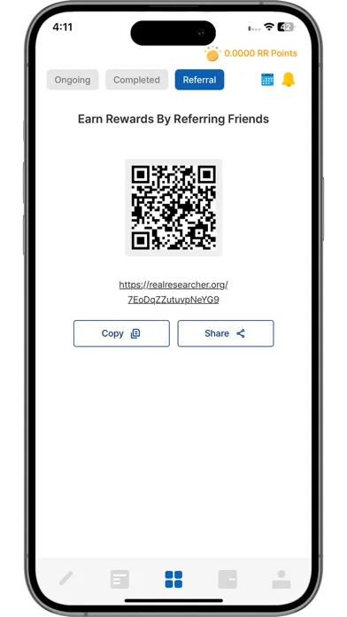 Captures d'écran de Real Research Survey App