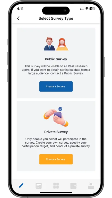 Captures d'écran de Real Research Survey App
