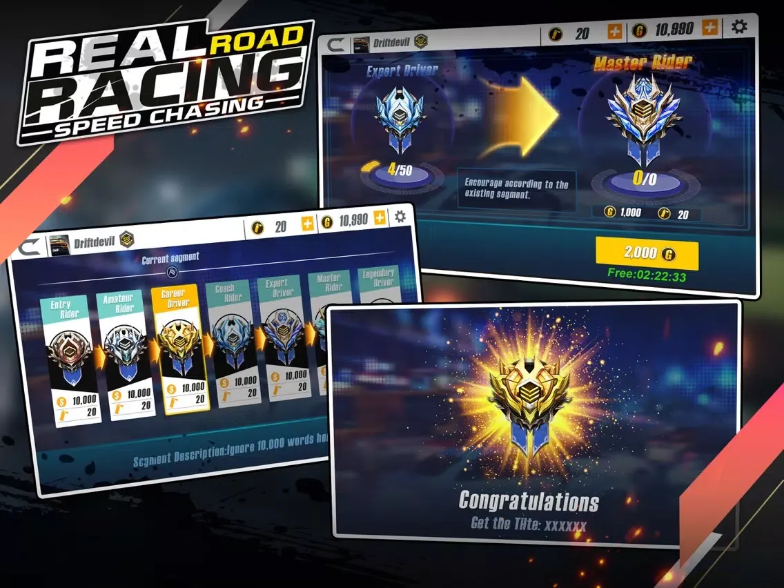 Ảnh chụp màn hình của Real Road Racing-Speed Chasing iPad 
