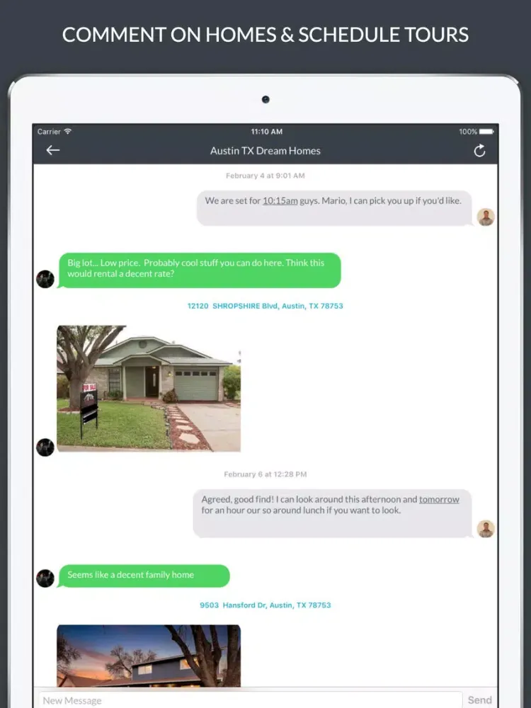 Ảnh chụp màn hình của Home Search by RealSavvy iPad 