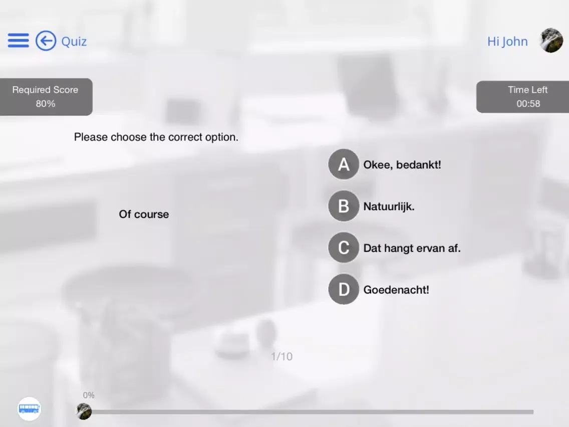 Learn Dutch via Videos by GoLearningBus iPad 應用截圖