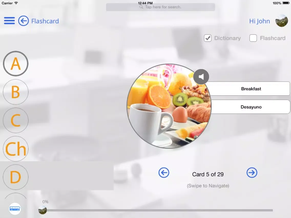 Capturas de pantalla de Learn Spanish via Videos by GoLearningBus iPad 
