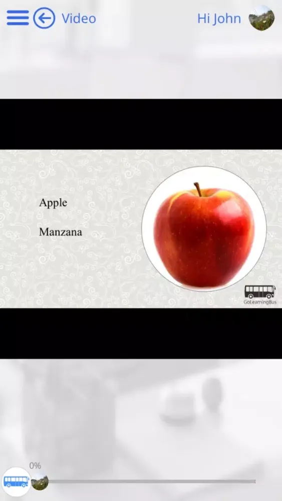 Capturas de pantalla de Learn Spanish via Videos by GoLearningBus
