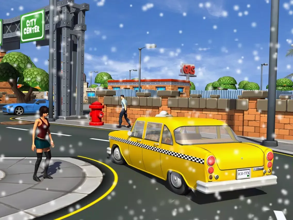 Real Taxi Parking Simulator iPad  스크린샷