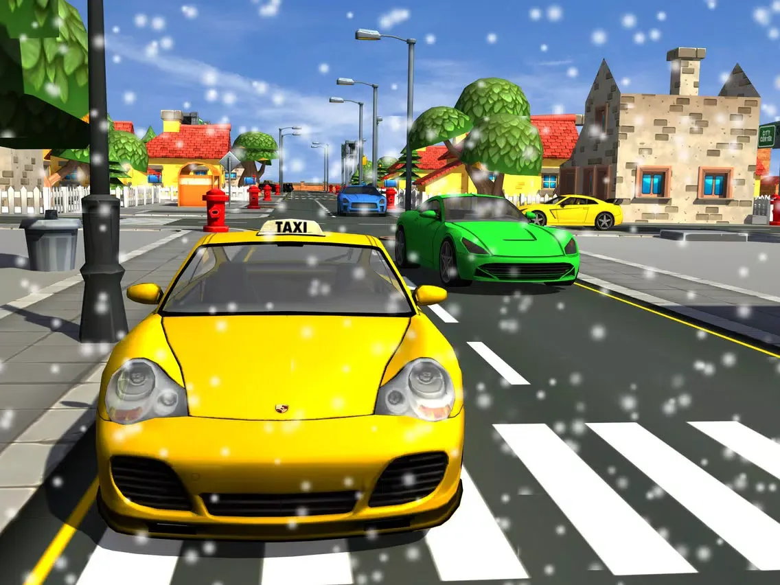 Real Taxi Parking Simulator iPad  스크린샷