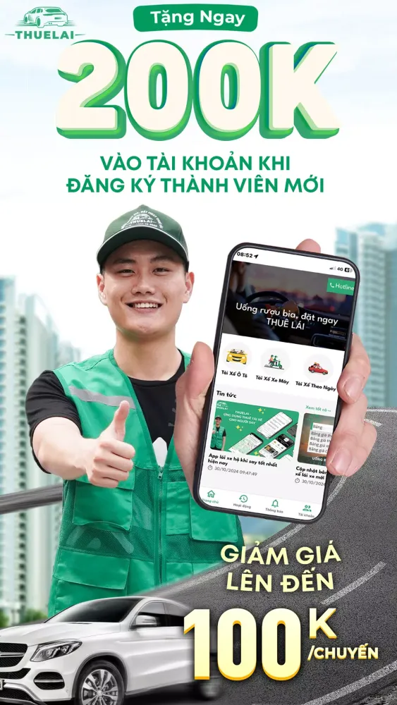 Captures d'écran de THUELAI - Thuê tài xế
