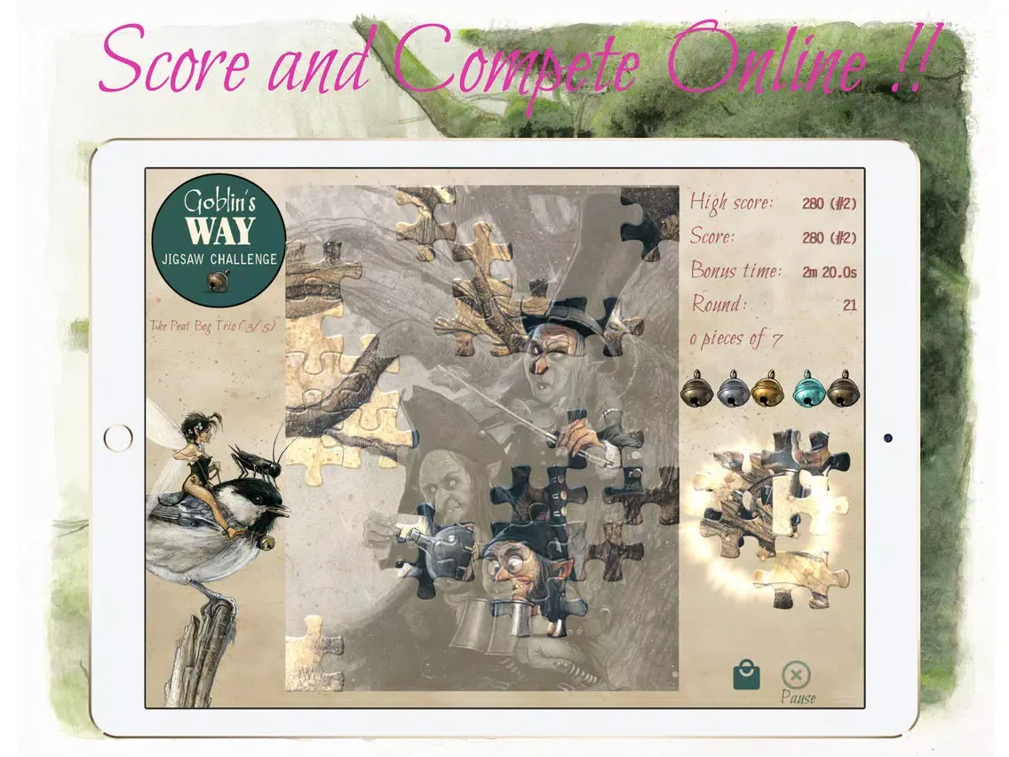 Goblin's WAY Jigsaw Challenge iPad  스크린샷