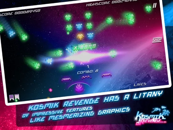 Kosmik Revenge iPad  Ekran Görüntüleri