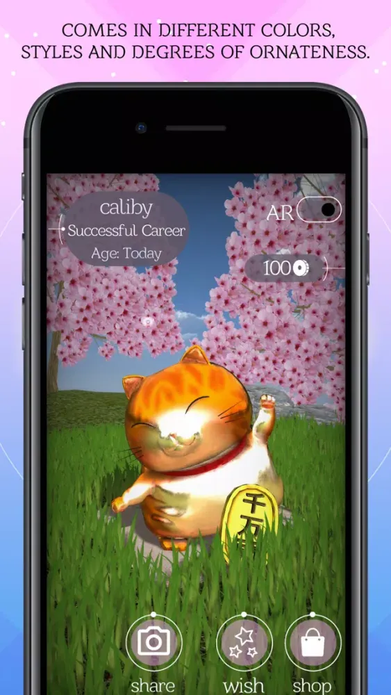 Zrzuty ekranu AR Maneki Neko – Predict Fluke