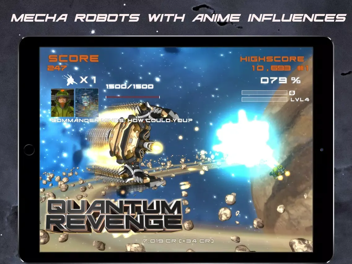 Captures d'écran de Quantum Revenge Lite iPad 