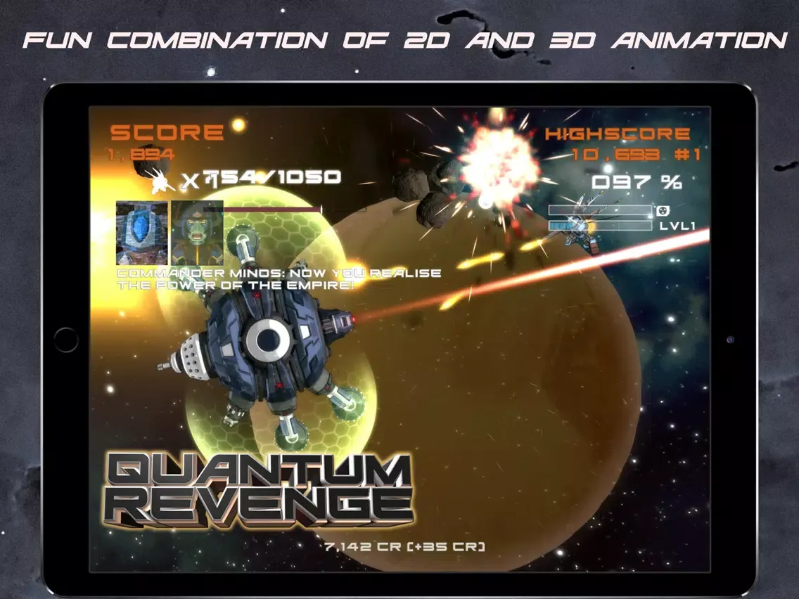 Captures d'écran de Quantum Revenge Lite iPad 
