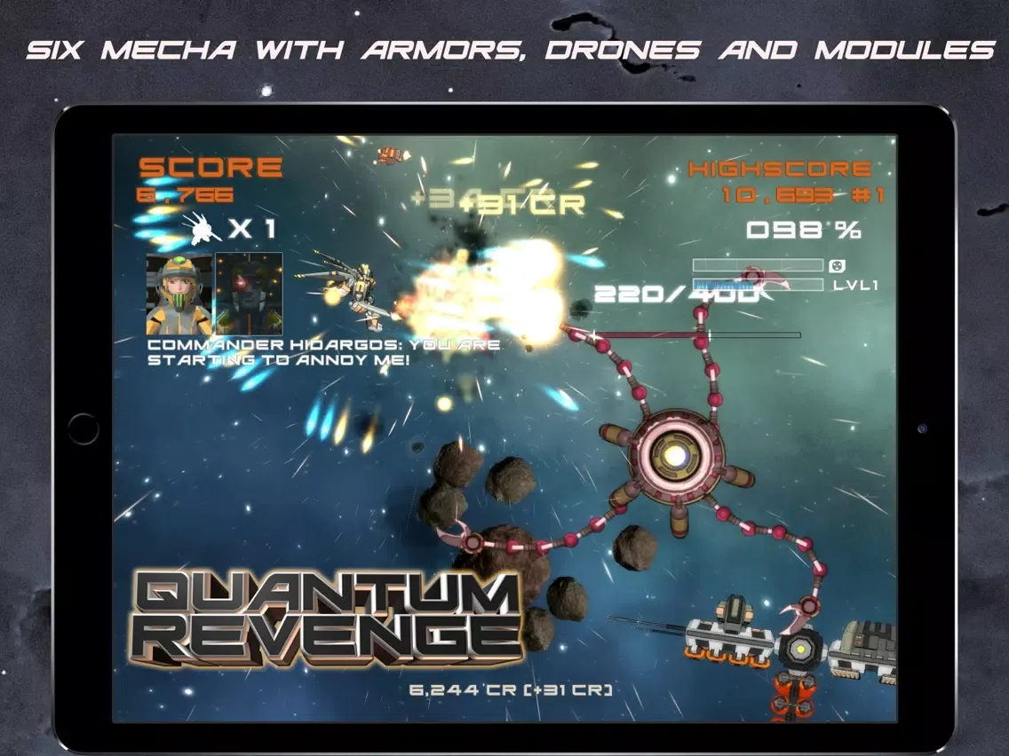 Captures d'écran de Quantum Revenge Lite iPad 