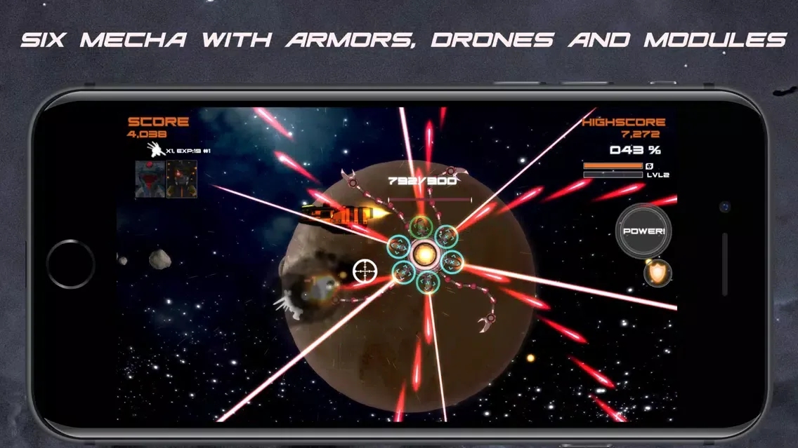 Captures d'écran de Quantum Revenge Lite