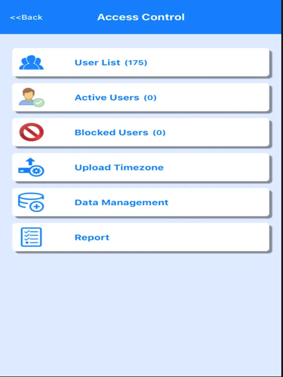Ảnh chụp màn hình của A Attendance iPad 