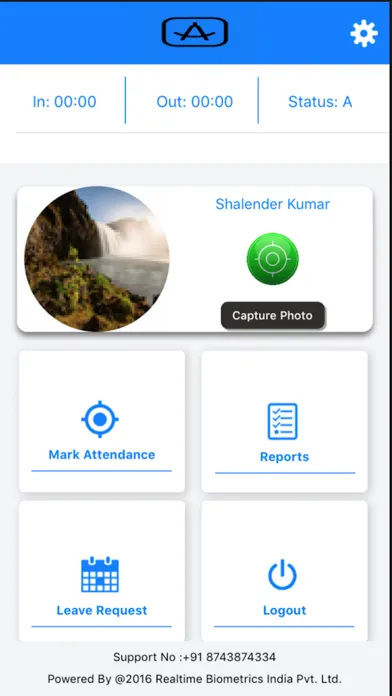 Ảnh chụp màn hình của A Attendance