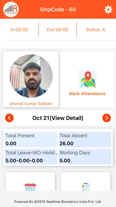 Realtime-Attendance Screenshots